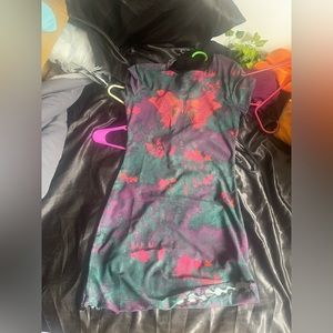 short sleeve butterfly dress